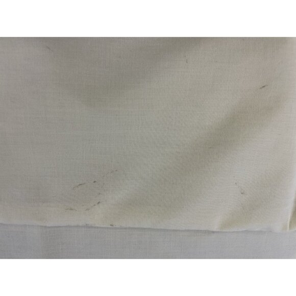 Sears Perma-Prest Pillowcase 2 Yellow w/ White Crochet Trim 42" x 36" Vtg READ - Picture 11 of 12